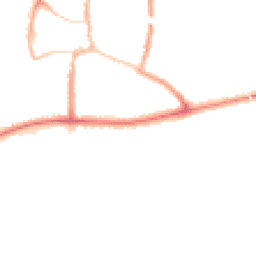 Night-time road noise heatmap for FY6 8HJ