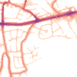 Daytime road noise heatmap for FY6 8HX