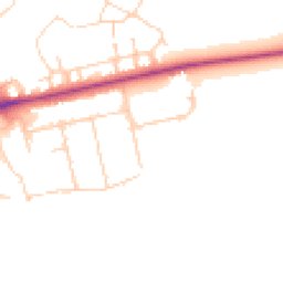 Daytime road noise heatmap for FY6 8JF
