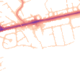 Daytime road noise heatmap for FY6 8JL