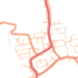 Daytime road noise heatmap for FY6 9BW