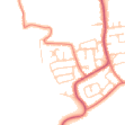 Daytime road noise heatmap for FY6 9EH