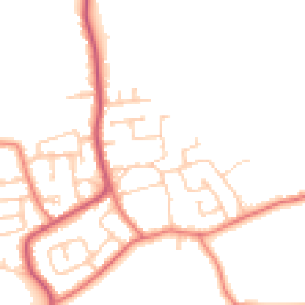Daytime road noise heatmap for FY6 9ES