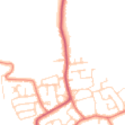 Daytime road noise heatmap for FY6 9EU