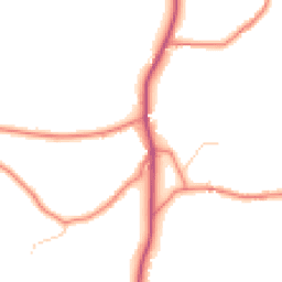 Daytime road noise heatmap for FY6 9EW
