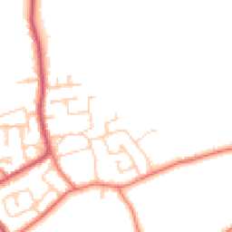 Daytime road noise heatmap for FY6 9EZ