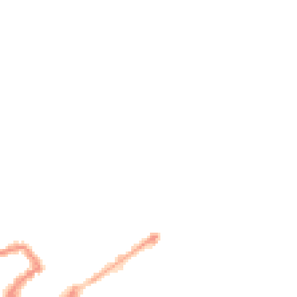 Night-time road noise heatmap for FY7 6AJ