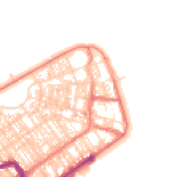 Daytime road noise heatmap for FY7 6AR
