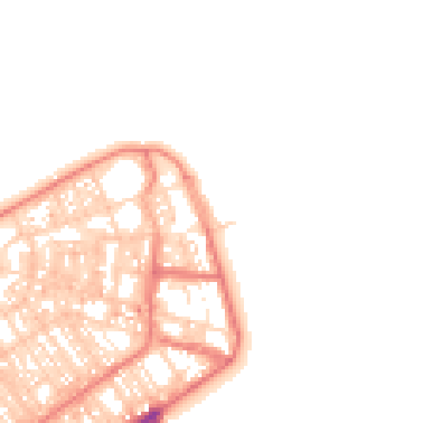 Daytime road noise heatmap for FY7 6DL