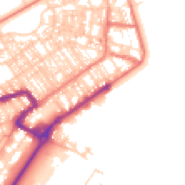 Daytime road noise heatmap for FY7 6DR