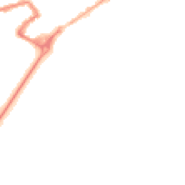 Night-time road noise heatmap for FY7 6GX
