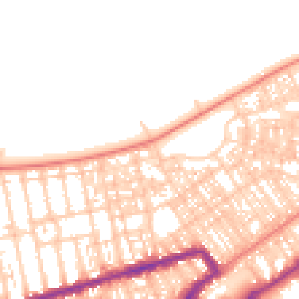 Daytime road noise heatmap for FY7 6PY