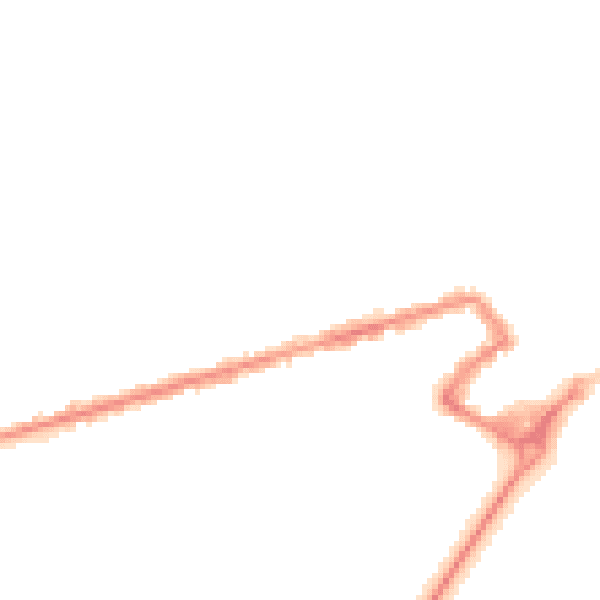 Night-time road noise heatmap for FY7 6QJ