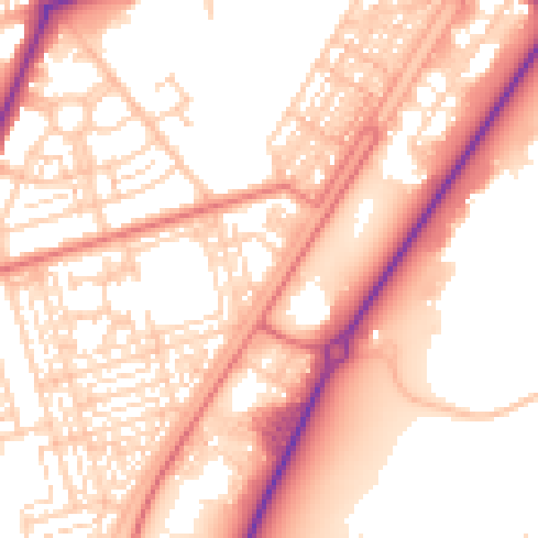 Daytime road noise heatmap for FY7 6SB