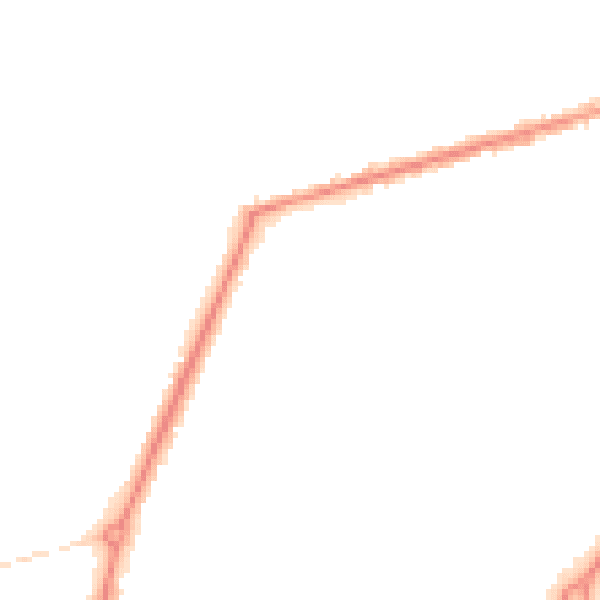 Night-time road noise heatmap for FY7 7EP