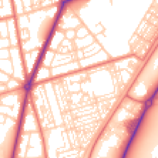 Daytime road noise heatmap for FY7 7GB