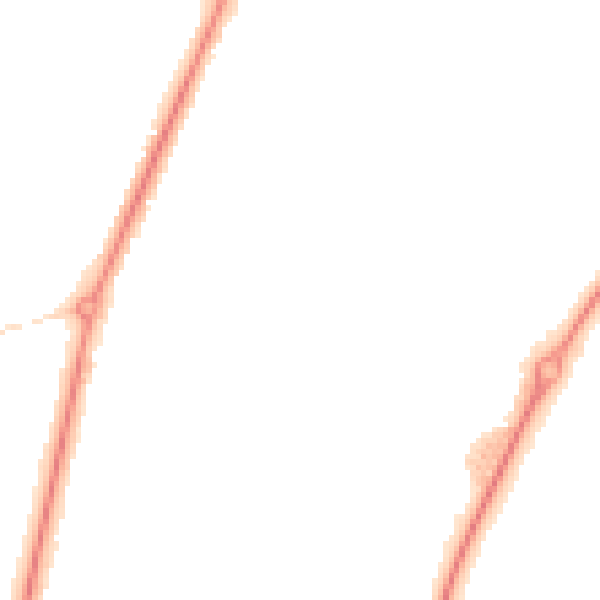Night-time road noise heatmap for FY7 7GD