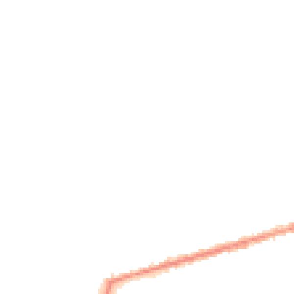 Night-time road noise heatmap for FY7 7JP
