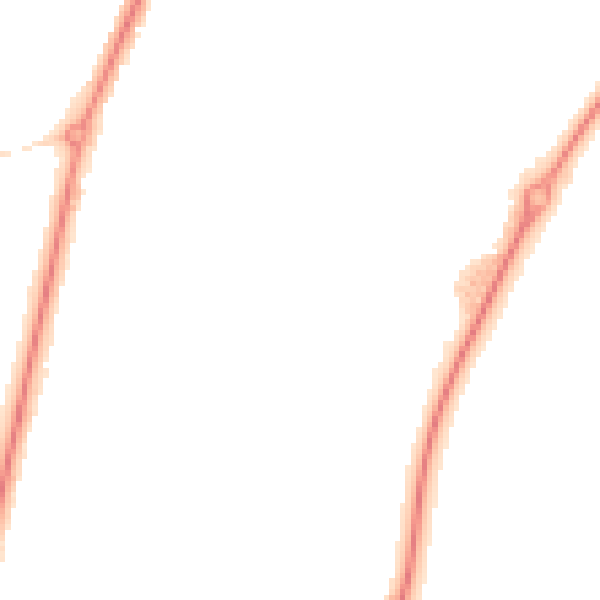 Night-time road noise heatmap for FY7 7LR