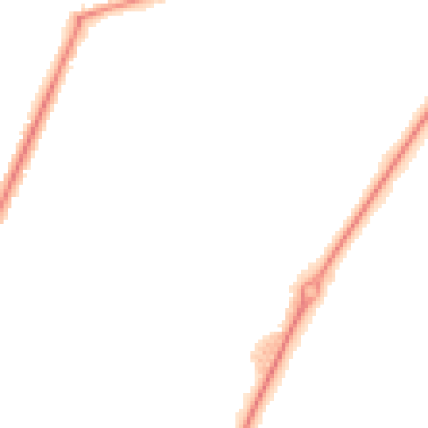 Night-time road noise heatmap for FY7 7LS
