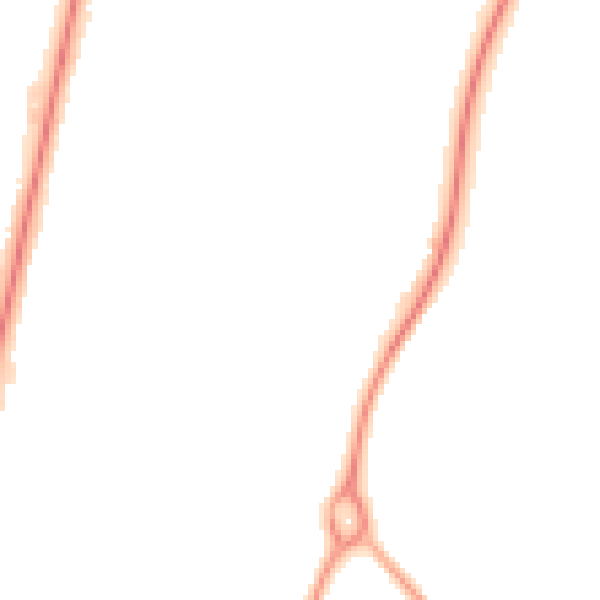 Night-time road noise heatmap for FY7 7PP