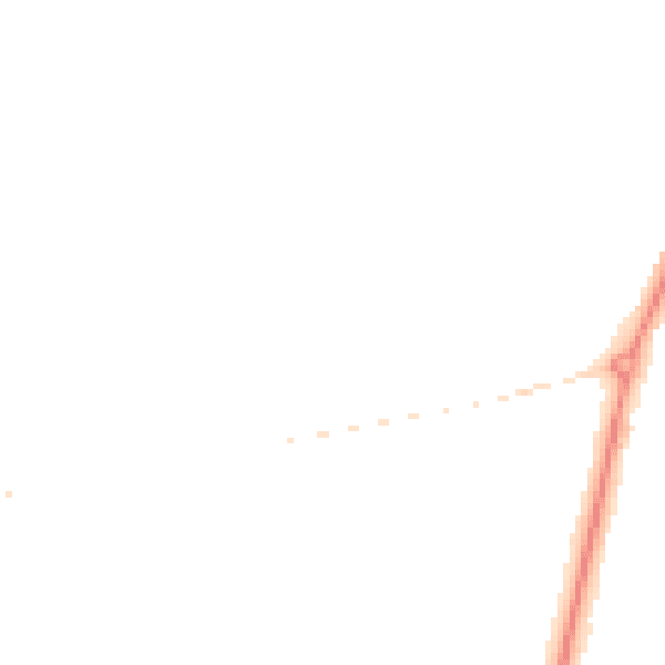 Night-time road noise heatmap for FY7 8DJ