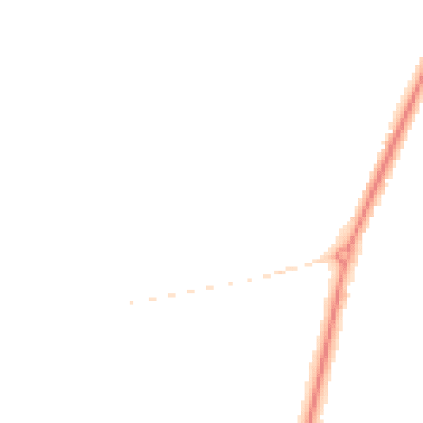 Night-time road noise heatmap for FY7 8DR