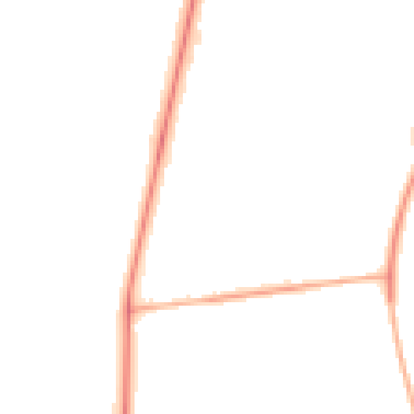 Night-time road noise heatmap for FY7 8HT