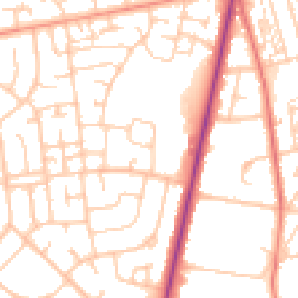 Daytime road noise heatmap for FY7 8LP