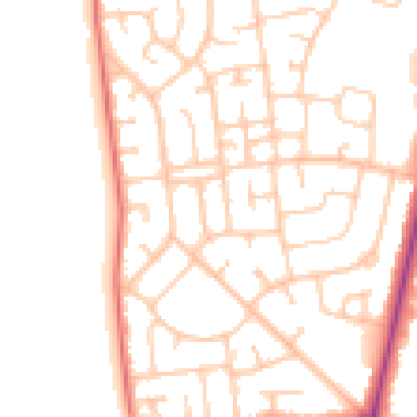Daytime road noise heatmap for FY7 8PA