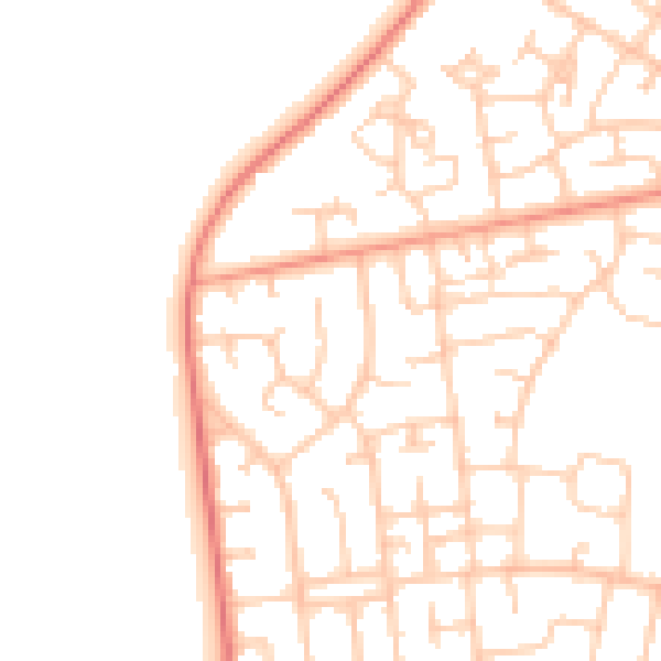 Daytime road noise heatmap for FY7 8QQ