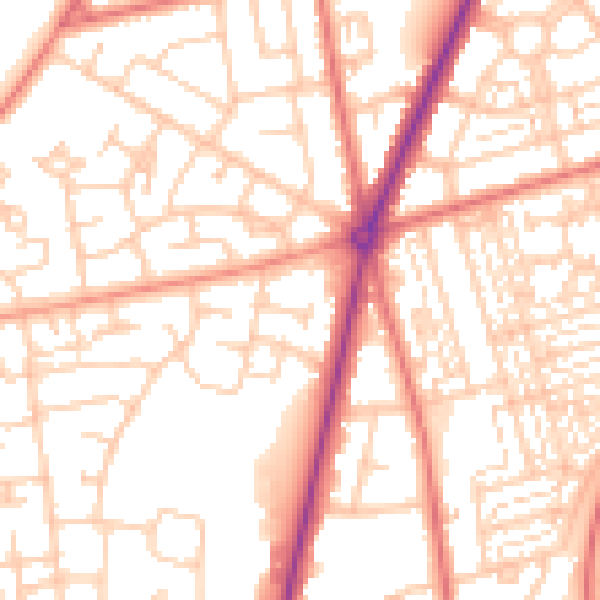 Daytime road noise heatmap for FY7 8RT