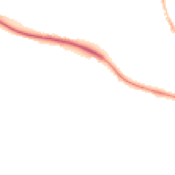Night-time road noise heatmap for GL10 2BG