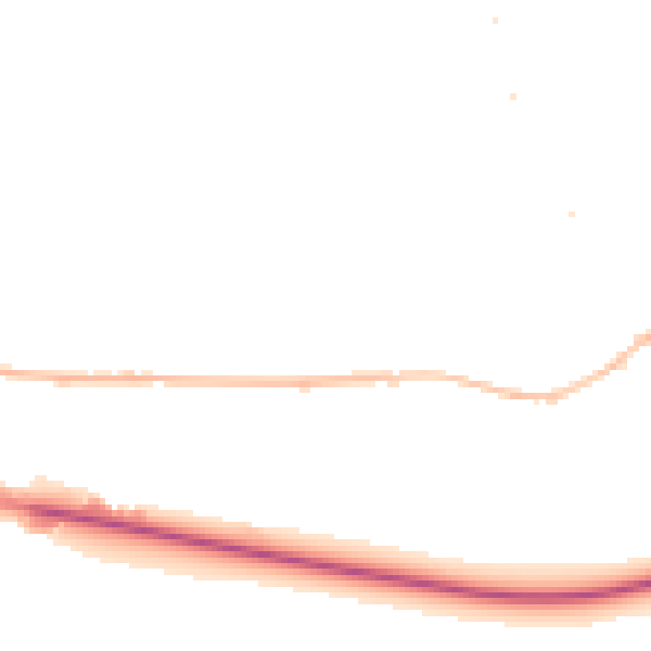 Night-time road noise heatmap for GL10 2BS