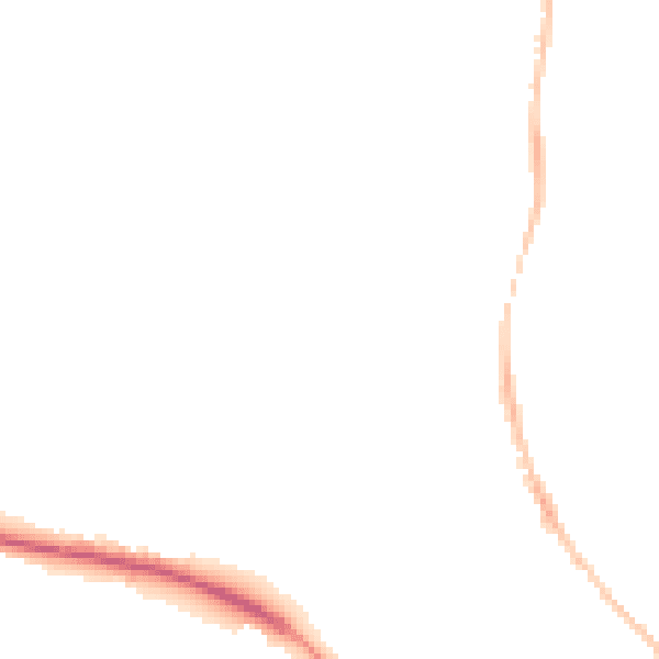 Night-time road noise heatmap for GL10 2DA