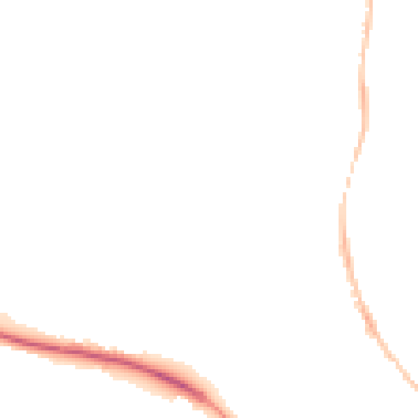 Night-time road noise heatmap for GL10 2DD