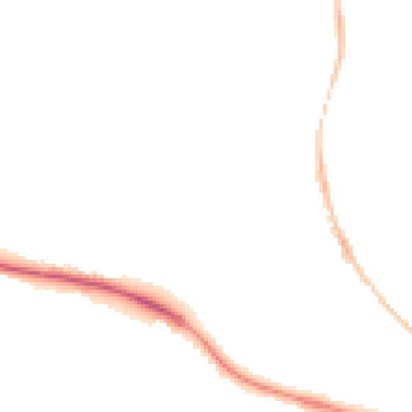 Night-time road noise heatmap for GL10 2DP