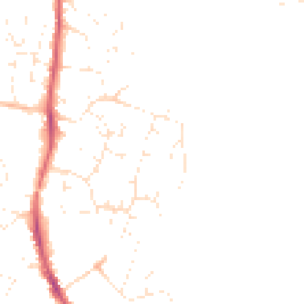 Daytime road noise heatmap for GL10 2EB