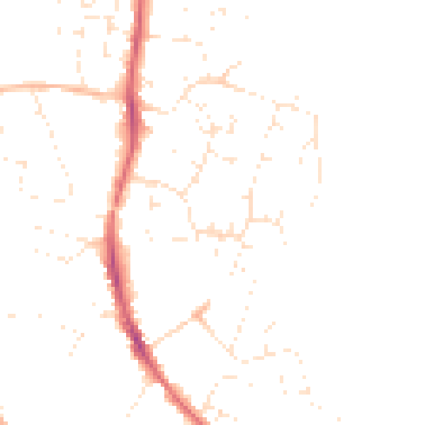 Daytime road noise heatmap for GL10 2HU