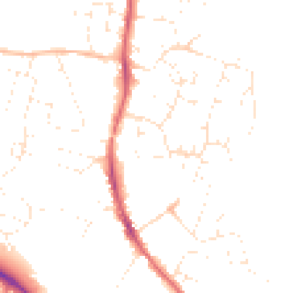 Daytime road noise heatmap for GL10 2HW