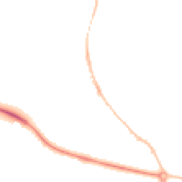 Night-time road noise heatmap for GL10 2PN