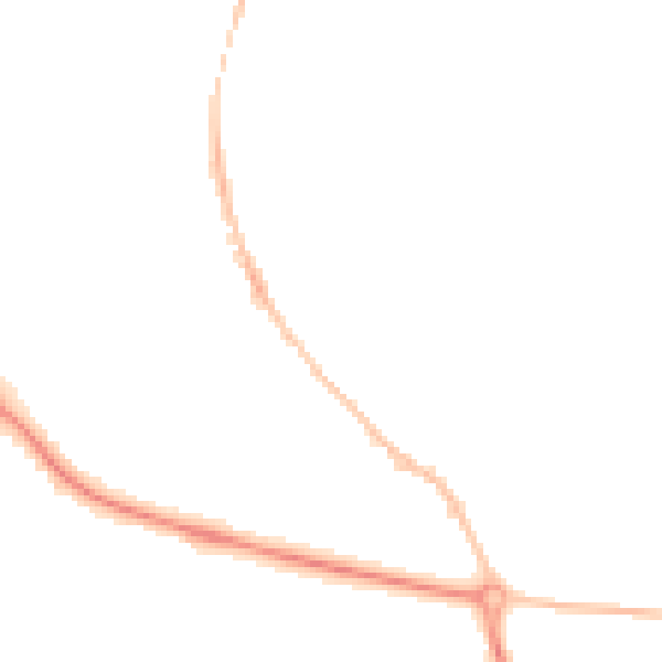 Night-time road noise heatmap for GL10 2QQ