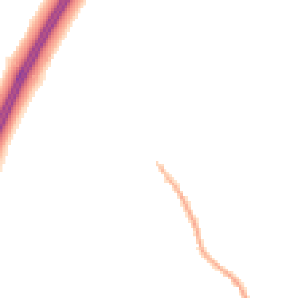 Night-time road noise heatmap for GL10 3AA