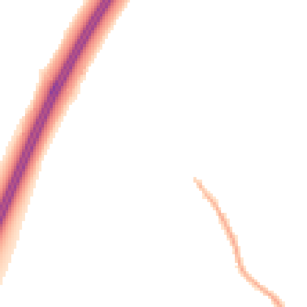 Night-time road noise heatmap for GL10 3AG