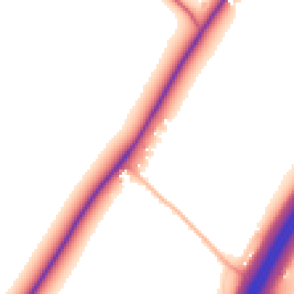 Daytime road noise heatmap for GL10 3AL