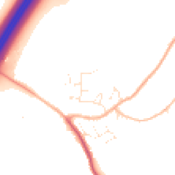 Daytime road noise heatmap for GL10 3AP
