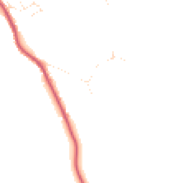 Daytime road noise heatmap for GL10 3BD