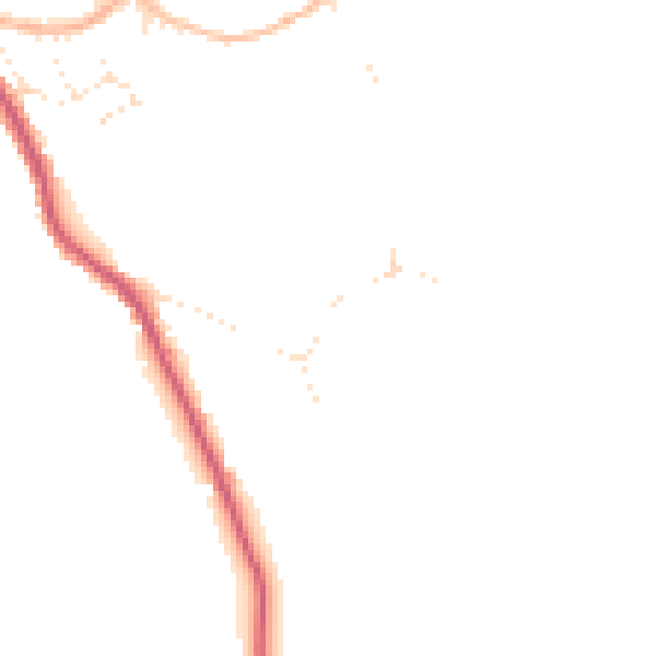 Daytime road noise heatmap for GL10 3BE