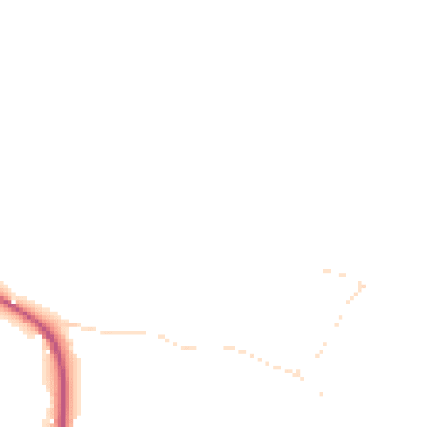 Daytime road noise heatmap for GL10 3DQ