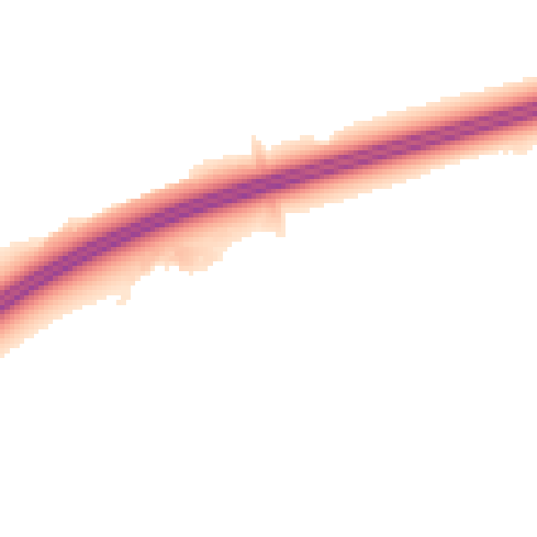 Night-time road noise heatmap for GL10 3EH